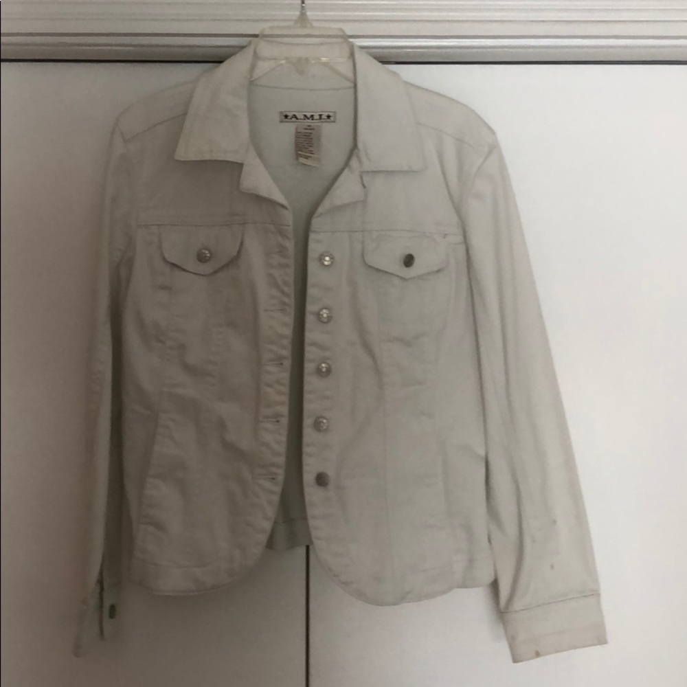 Beige jean jacket